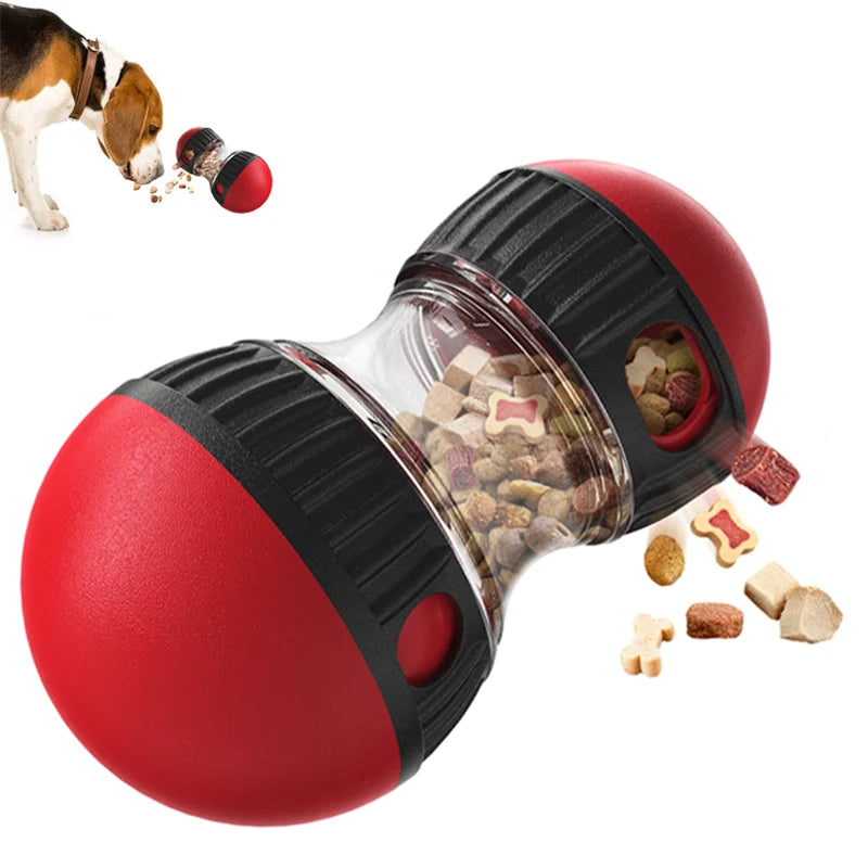 Interactive Dog Toys Puzzle Toy Ball Adjustable Food Treat Dispensing Enrichment Toys for Dogs Intelligence Rolling Ball