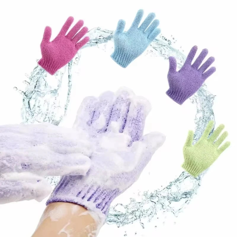 Exfoliating Bath Gloves for Smooth and Radiant Skin