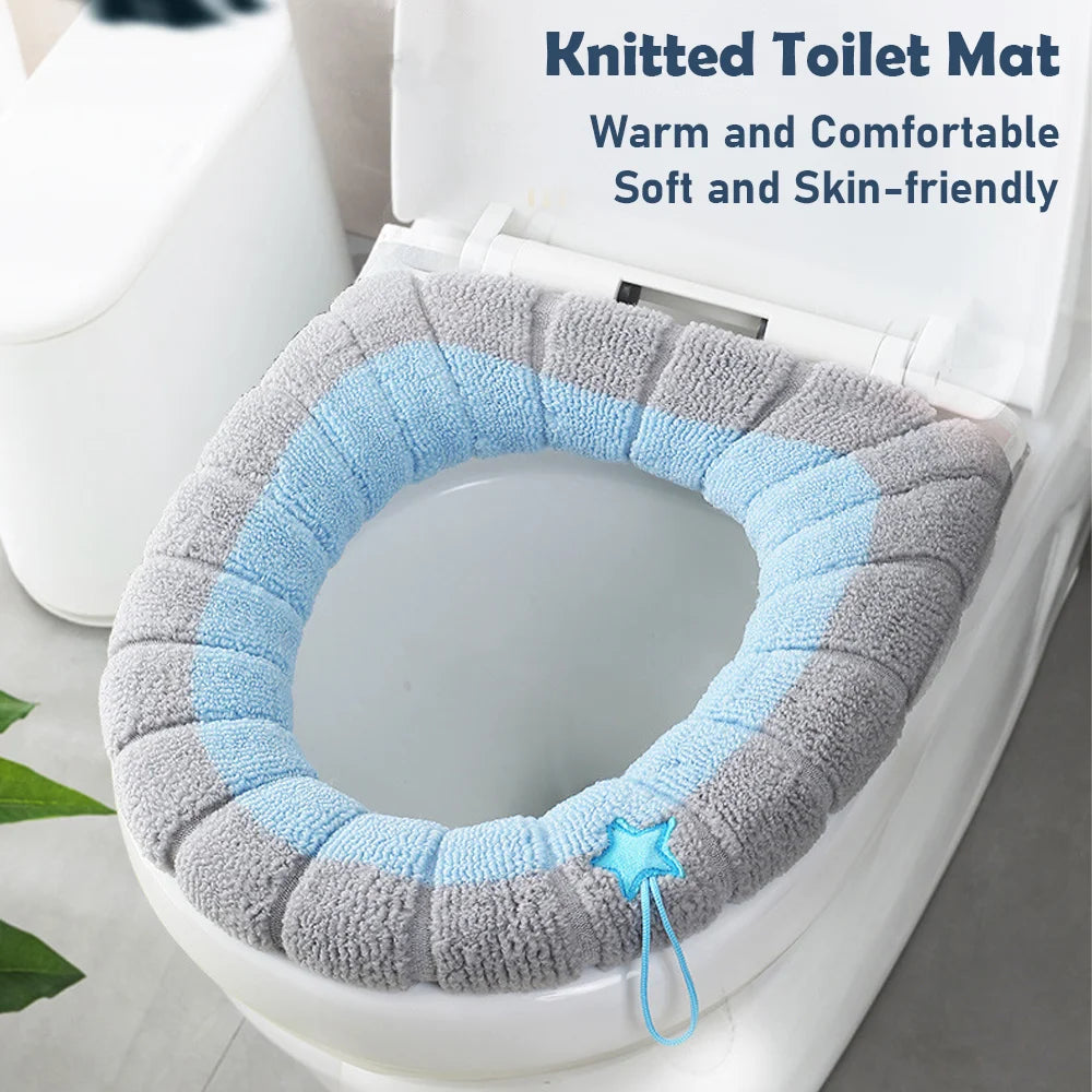 Washable and Eco-Friendly Toilet Seat Cover for Comfortable Bathrooms