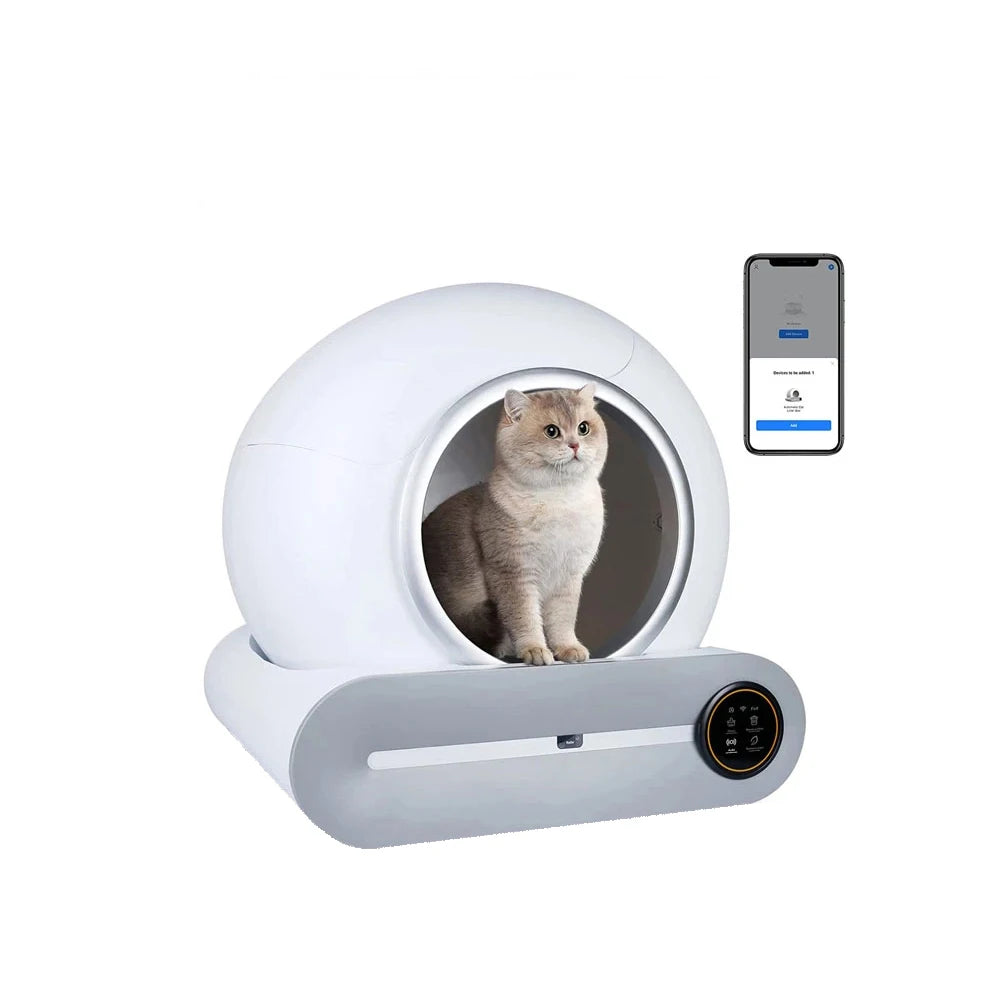 Smart Cat Litter Box – Automatic Self-Cleaning with APP Control and Ionic Deodorizer