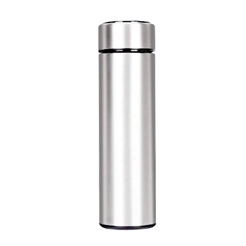 Smart Stainless Steel Water Bottle - Leak-Proof, Double-Walled, Hot & Cold, LCD Temp Display