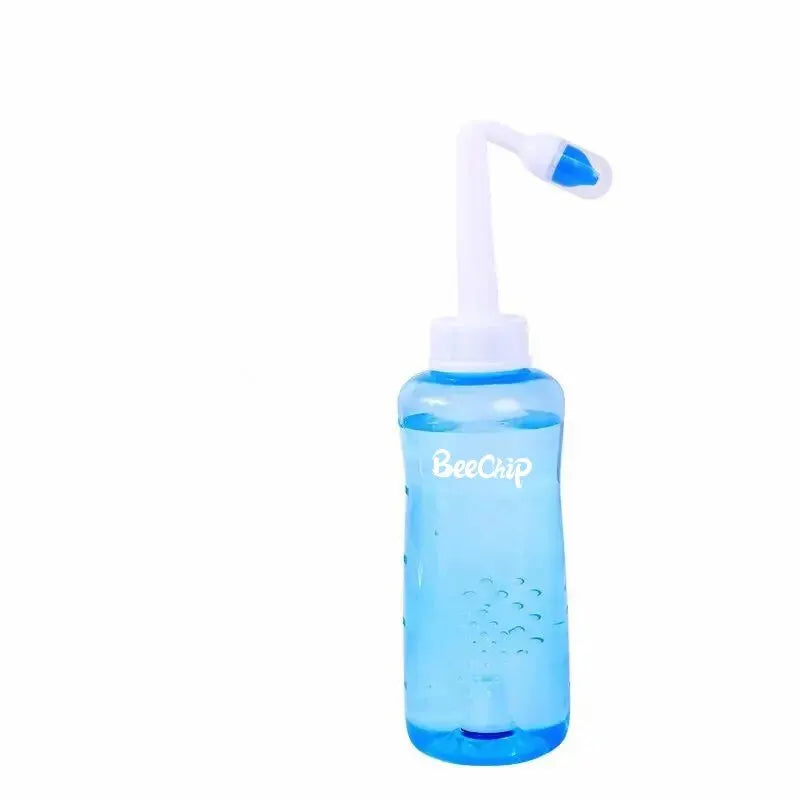 300ml Nasal Wash Bottle for Adults & Children - Manual Nasal Irrigation with Physiological Saline for Rhinitis