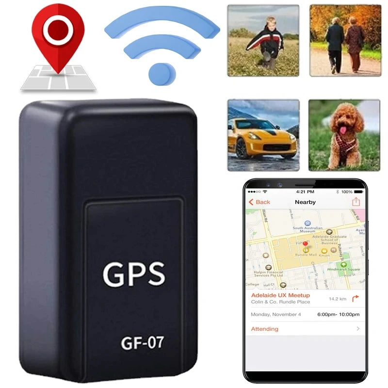 GPS Locator GF-07 – Compact Precise Vehicle Tracking Device