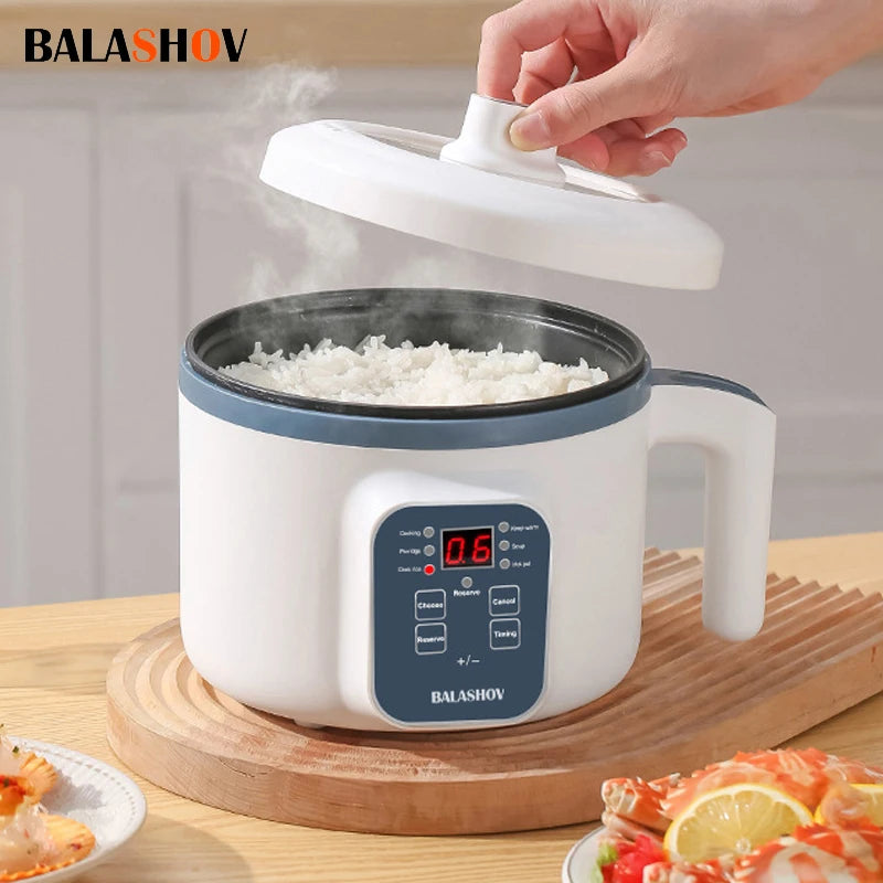 1.7L Electric Rice Cooker Single Double Layer 220V Multi Cooker Non-Stick Smart Mechanical MultiCooker Steamed Rice Pot For Home