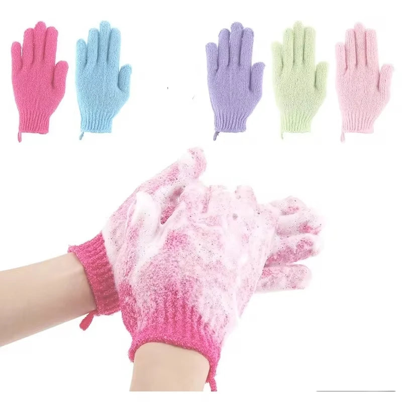 Exfoliating Bath Gloves for Smooth and Radiant Skin